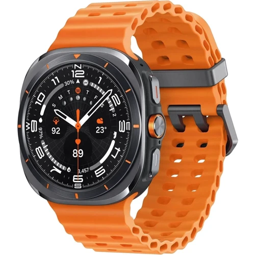 Смарт-часы Samsung Galaxy Watch Ultra 47mm LTE Titanium Grey with Orange Marine Band (SM-L705FDAA) (UA)