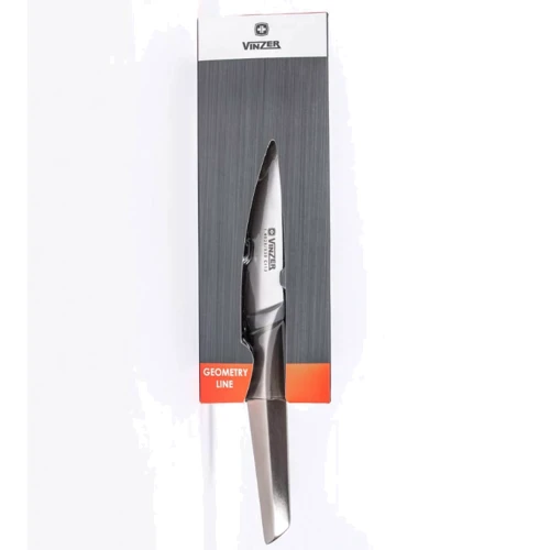 Нoж для овощей VINZER Geometry line 8.9 см (89291): Лезвие Высокоуглеродистая сталь