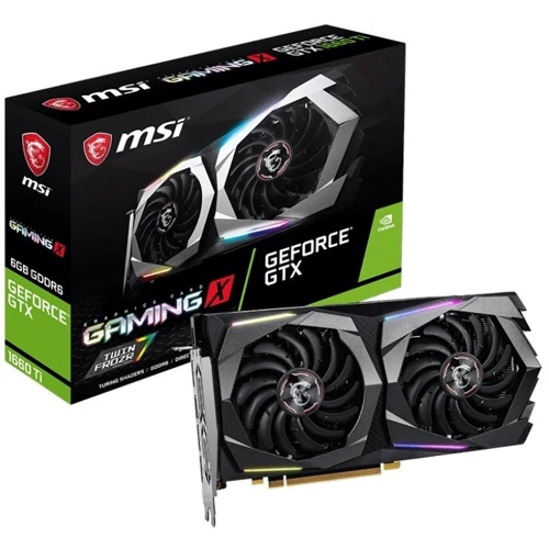 Видеокарта MSI GeForce GTX 1660 Ti GAMING X 6GB