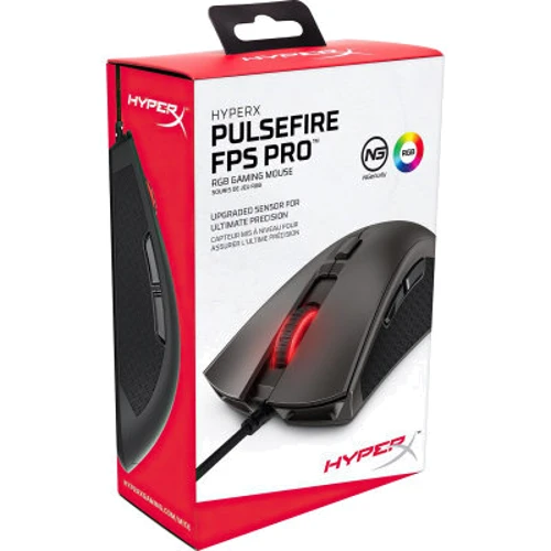 Мышь HyperX Pulsefire FPS Pro RGB USB Black (4P4F7AA): Длина кабеля 1.8 м