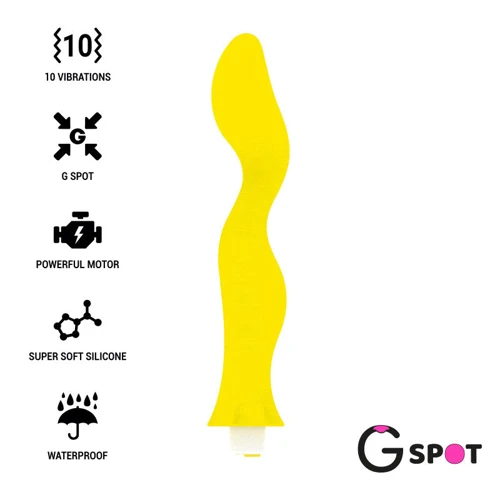 Вибратор для зоны G G-Spot GAVYN (желтый)