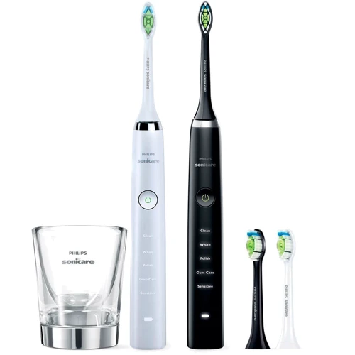 Зубна щітка Philips HX9334/41 Sonicare DiamondClean White&Black