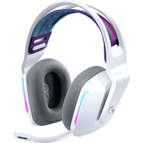 Наушники Logitech G733 Lightspeed Wireless RGB Gaming Headset White (981-000883)