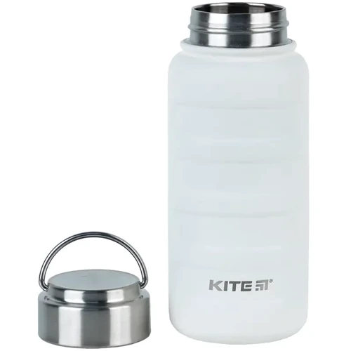 Термос Kite 500 мл білий (K24-1204-1): Матеріал колби Нержавеющая сталь
