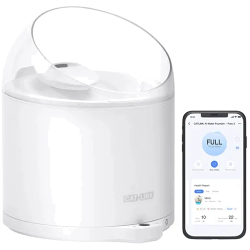Поилка CATLINK Wireless Pump & Ultra-Filtration Water Fountain - PURE 2 (6972884750736): Материал Пластик