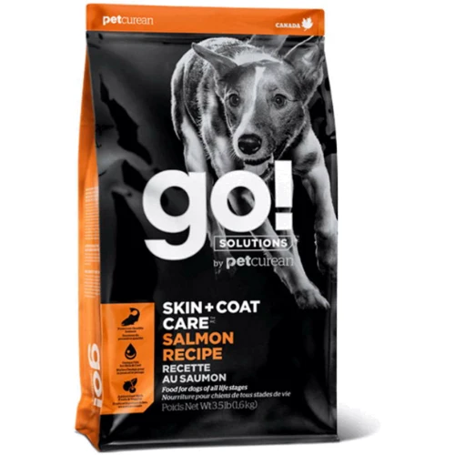 Сухой корм для щенков и взрослых собак GO! SKIN+COAT Salmon Recipe with grain dog formula - Гоу! с лососем 1.6 кг (815260002912)