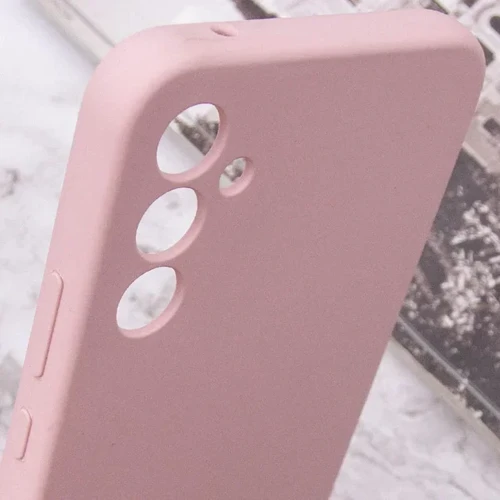 Чехол для телефонов Lakshmi Premium Case Silicone Cover Full Camera Pink Sand for Samsung A556 Galaxy A55: Пленка в комплекте нет