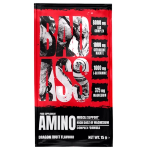 Аминокислота для спорта BAD ASS Amino 15 g / 1 serving / mango-lemon