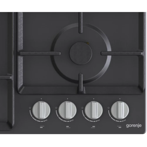 Варочная поверхность газовая Gorenje GW641EXB: Количество конфорок 4