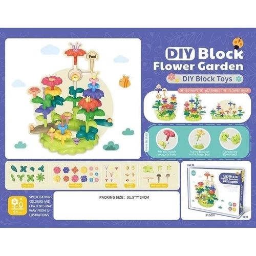Конструктор DIY Flower Garden 51 элемент (906 C)