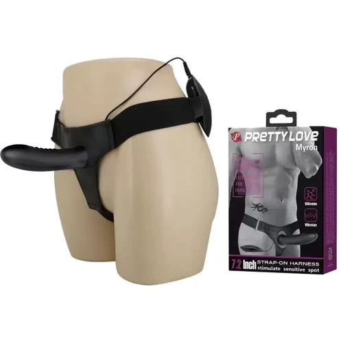 Страпон мужской с вибрацией Pretty Love "Myron" BW-022056