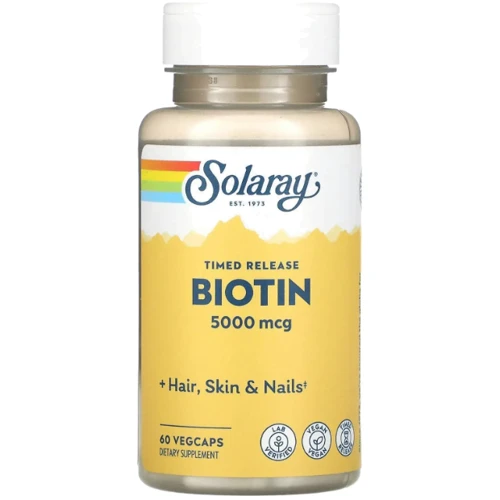 Solaray Biotin Биотин 5000 мкг 60 капсул