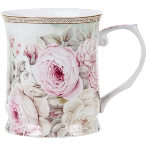 Кружка Lefard Английская роза 400 мл (924-562): Форма цилиндр