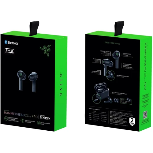 Наушники Razer Hammerhead True WL Pro Mic Black (RZ12-03440100-R3G1) фото 8