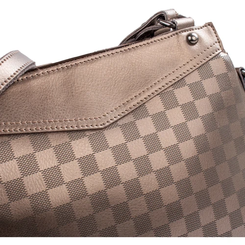 Женская сумка через плечо Valiria Fashion бронзовая (ODA8208-21): Фактура Гладкая, Матовая
