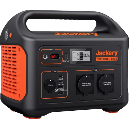 Зарядная станция Jackery Explorer 1000EU 1002Wh 1000W (PB930982): Емкость аккумулятора, Вт/ч 1002