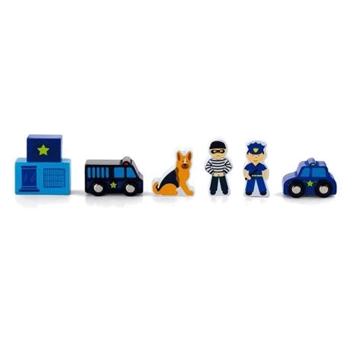 Набір для залізниці Viga Toys Поліцейська ділянка (50814)