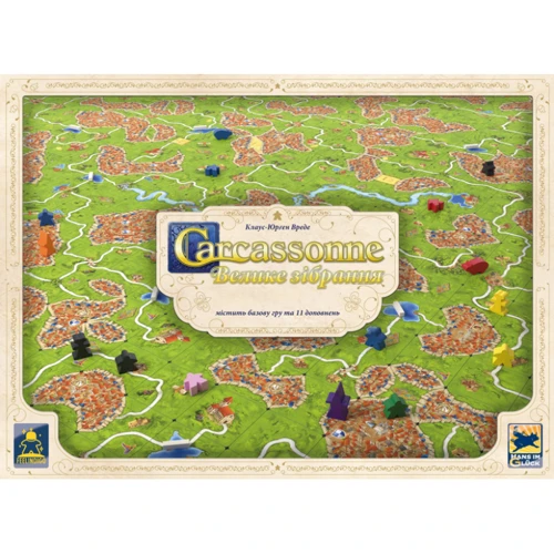 Настольная игра Feelindigo Каркасон: Большое Собрание (Carcassonne Big Box) (укр) (FI24060)