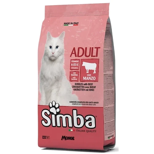 Сухой корм для кошек Monge Simba cat с говядиной 5 кг (8009470156020)