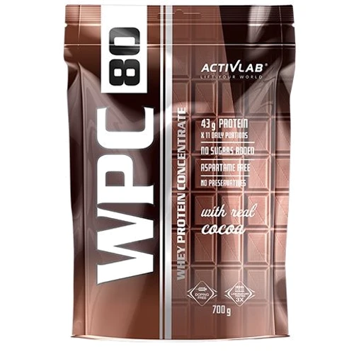 Протеин Activlab WPC 80 Standard 700 g /23 servings/ Chocolate Plum