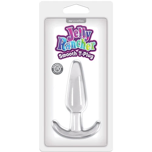 Анальный стимулятор Jelly Rancher T-Plug Smooth 8x3 см, прозрачный