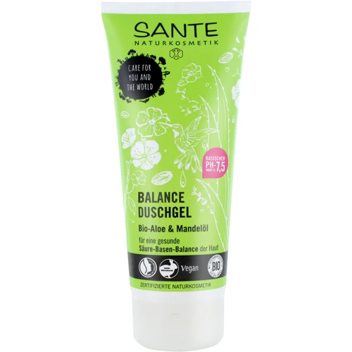 Sante Balance Shower Gel БИО-Гель для душа миндаль и алоэ 200 ml