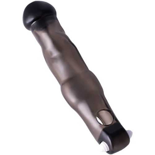 Насадка на пенис с вибрацией Toyfa XLover Penis Extender Вlack