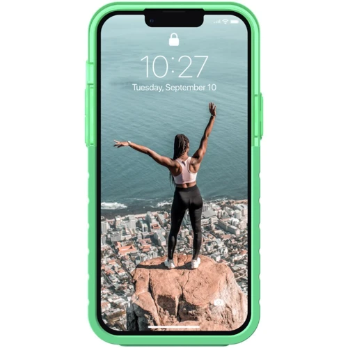 Чехол для iPhone Urban Armor Gear UAG [U] Dip Spearmint (11316U317777) for iPhone 13 Pro Max: Материалы поликарбонат и полиуретан