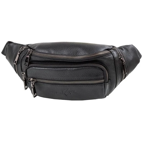 Мужская поясная сумка Vito Torelli черная (VT-6585-black)
