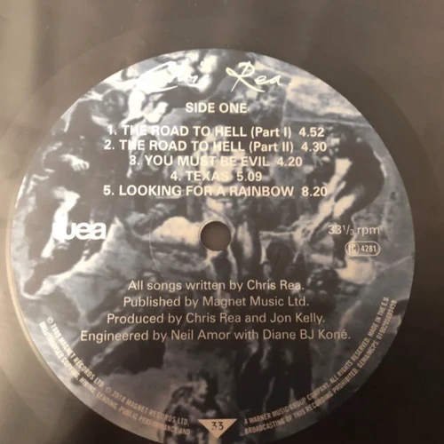 LP I-DI Chris Rea: The Road To Hell (LP0112): Производитель I-DI