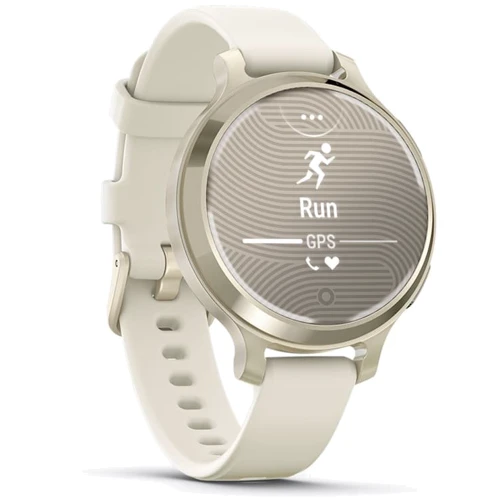 Смарт-часы Garmin Lily 2 Active Lunar Gold with Bone Silicone Band (010-02891-00): Материал корпуса Анодированный алюминий