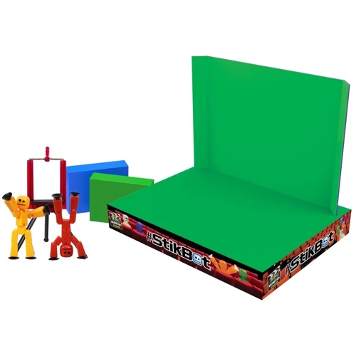Игровой набор для анимационного творчества Stikbot S1 – Студия Z-Screen (2 экскл. фиг.,штатив,сцена) фото 4