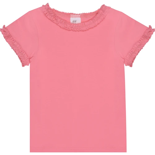 Футболка H & M 6994899 74 см рожева