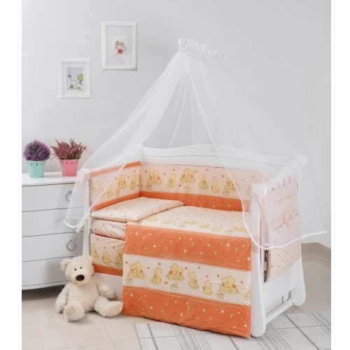 Постельный комплект 7 эл. Twins Comfort New 4051-C-118, Игрушки, терракотовый: Тип постельный комплект