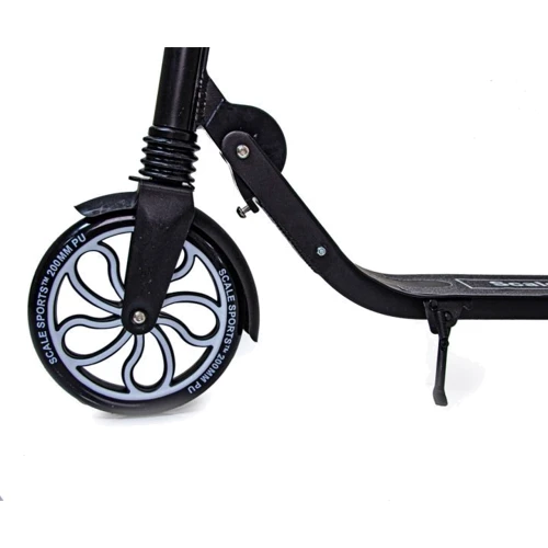 Двухколесный самокат Scale Sports SS-17. Black (складная конструкция) 1332012981: Конструкция рамы складная