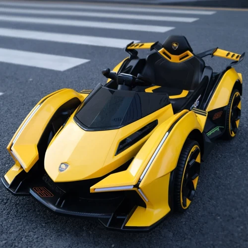 Детский электромобиль Bambi Racer Lamborghini желтый (M 4865EBLR-6): Материал корпуса пластик
