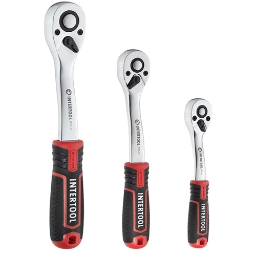 INTERTOOL ET-8233 Набор инструментов 1/2" & 3/8" & 1/4", 233ед., Cr-V STORM фото 7
