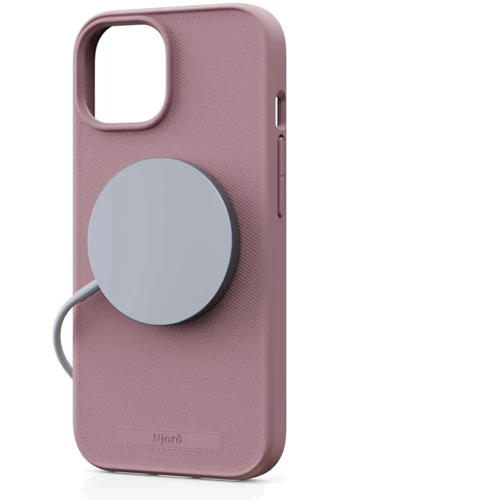 Чехол для iPhone Njord Slim MagSafe Case Pink Blush (NA54GR12) for iPhone 15 Pro Max: Цвет розовый