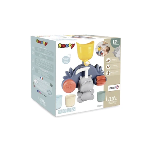 Іграшка для ванної Smoby Little Водяний млин Бегемот (140405)