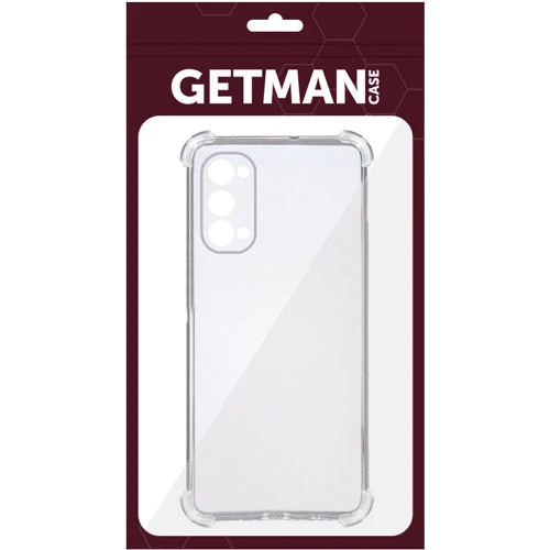 Чехол для телефонов TPU Case GETMAN Ease logo Full Camera Transparent for Oppo Reno 4 Pro 5G фото 6