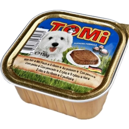Консерви для собак TOMi fish РИБА, паштет, 0.15 кг