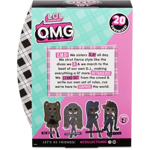 Игровой набор с куклой L.O.L. SURPRISE! серии "O.M.G" S2 - ЛЕДИ-ГРАНЖ (с аксессуарами) фото 10