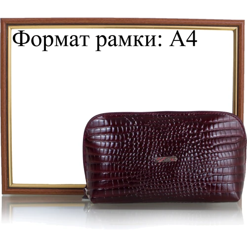 Жіноча косметичка Desisan бордова (SHI064-17): Застібка Блискавка