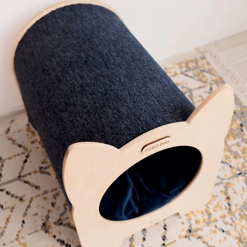 Будиночок Yoko Pets Міко для котів L синій 46х36х50 см (1006003/3)