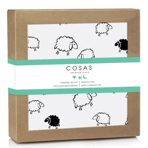 Пелюшка непромокальна Cosas Diaper Sheep 70х120 см (4822052026861)