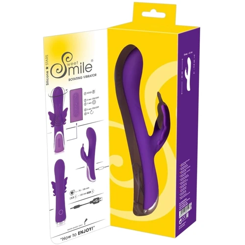 Вибратор кролик Hi-tech Orion - Sweet Smile Rechargeable Rotating Vibrator