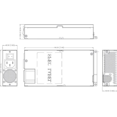Блок живлення FSP 300W (FSP300-50UCB): Форм-фактор Flex ATX