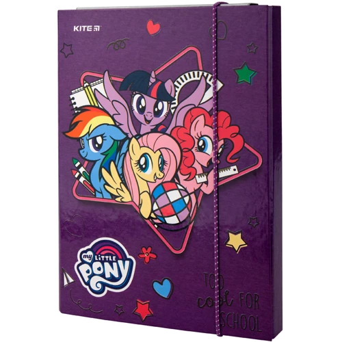 Папка для зошитів Kite My Little Pony, В5 на гумці картон (LP19-210)