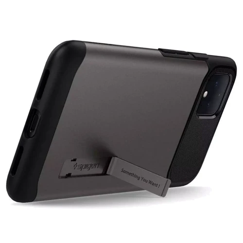 Чехол для телефонов Spigen Slim Armor Gunmetal (F26CS27535) for Google Pixel 4: Тип накладка на заднюю часть
