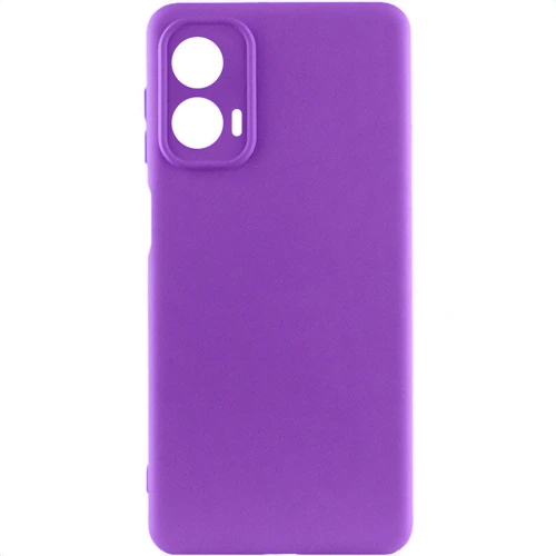 Чохол для телефона Lakshmi Case Silicone Cover Full Camera Purple для Motorola Moto G85